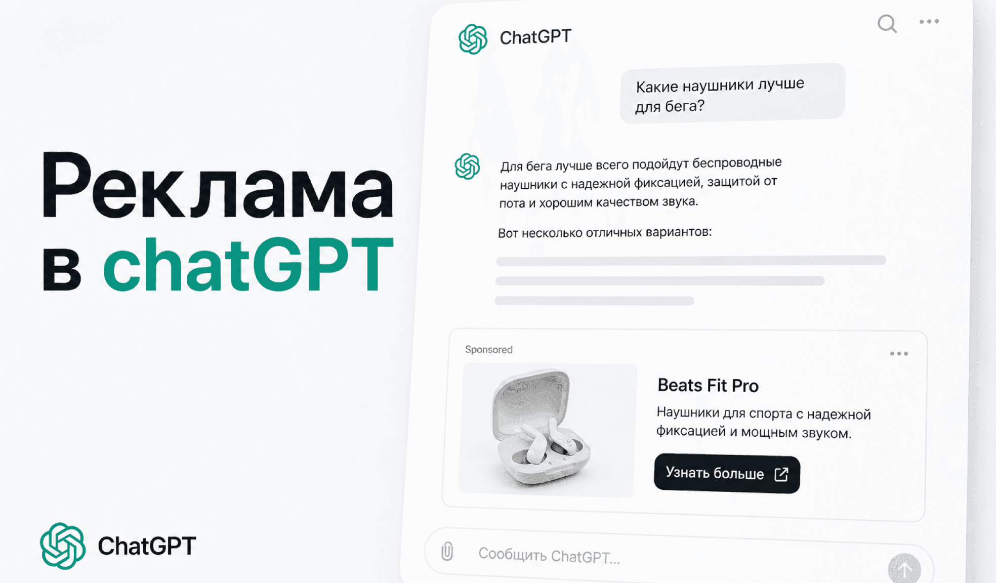 Иллюстрация для статьи Реклама в ChatGPT - что это значит для бизнеса