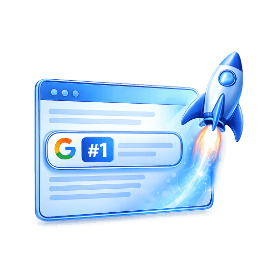 Картинка иллюстрирующая карточку "Выведем ваш сайт  в первую десятку"