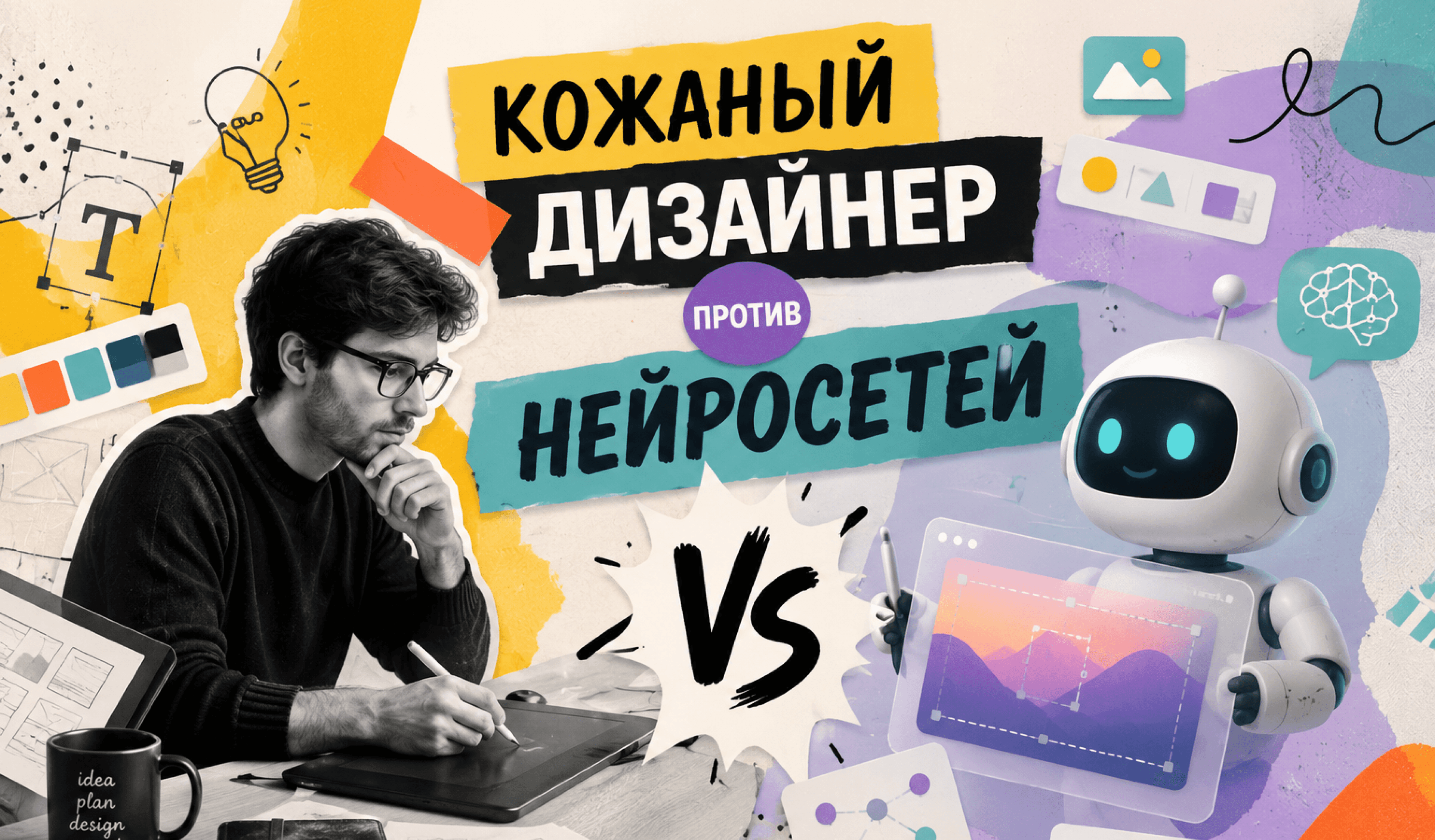 Иллюстрация для статьи Заменят ли дизайнеров нейросети?